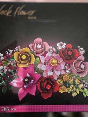 Decorative Mixed Color Flower Arrangement Kit